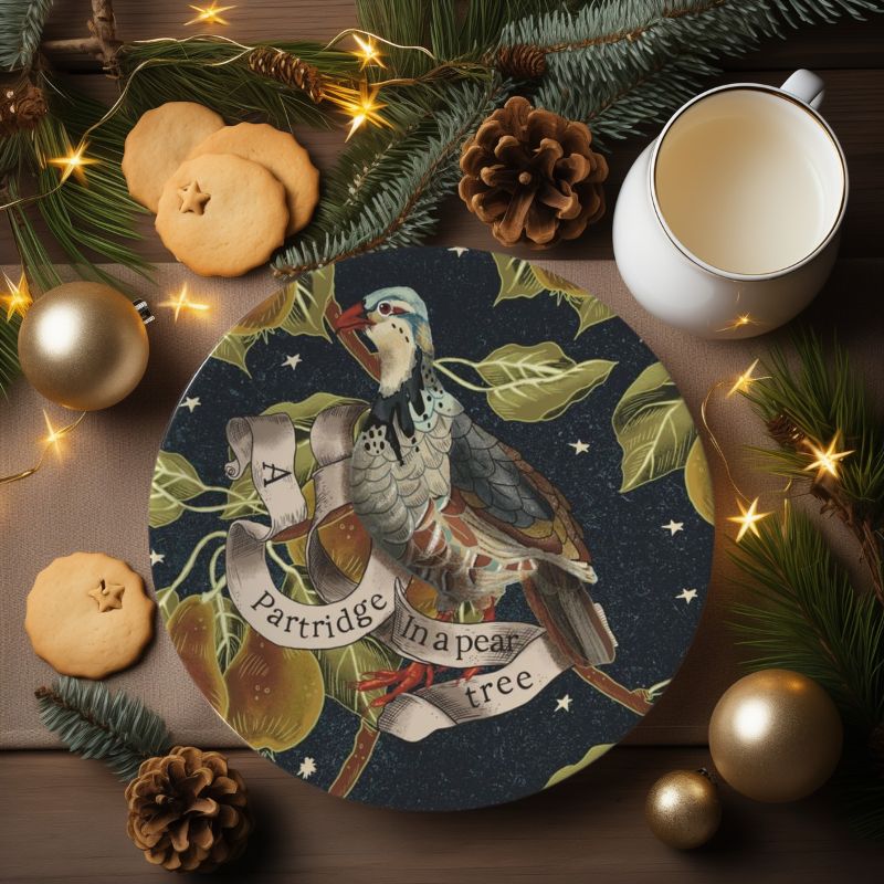 China Plate A partridge in a pear tree